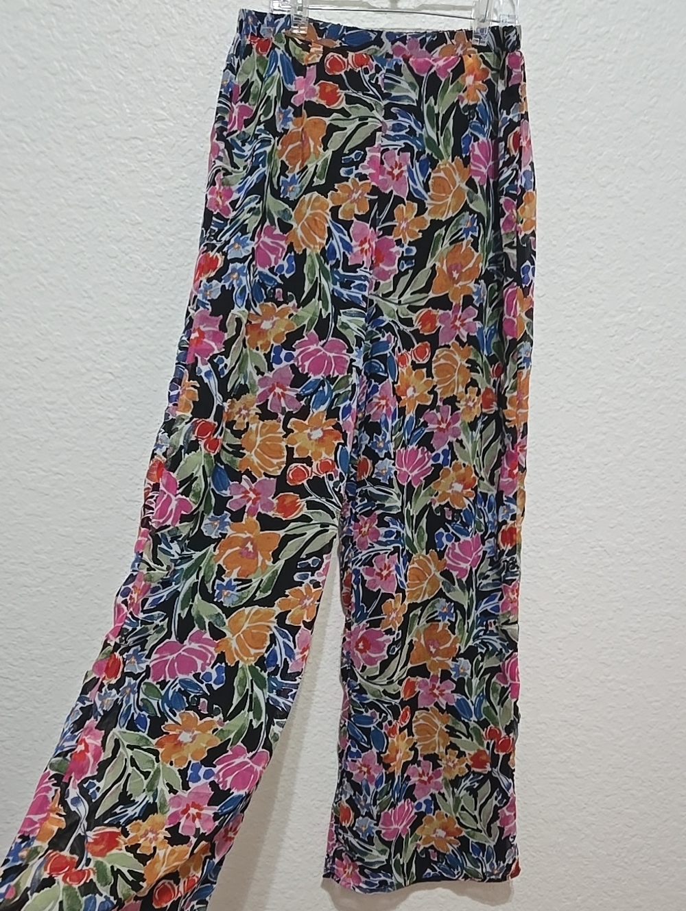 LULUS Floral Wide-Leg Lined Pants in Floral Multicolor